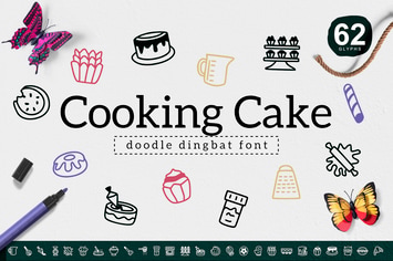Cooking Cake Dingbat