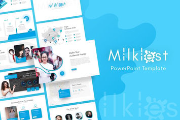 Milkiest Creative Presentation Template