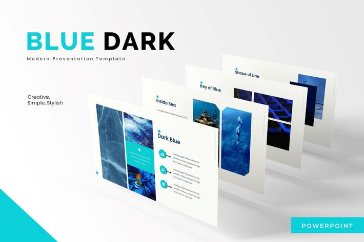 Blue Dark - Powerpoint Template