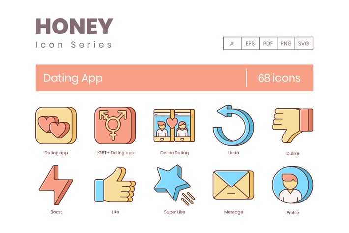 Dating App Icons