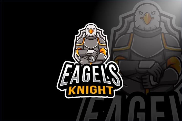Eagles Knight Esport Logo Template