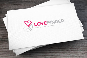 Love Finder Logo Template