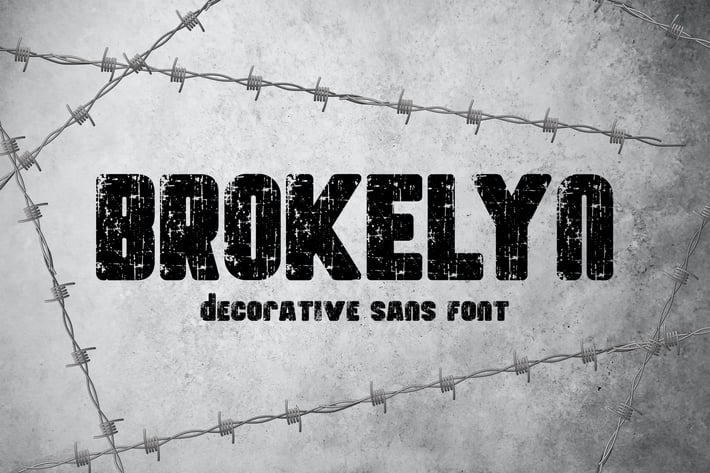 Brokelyn - Font