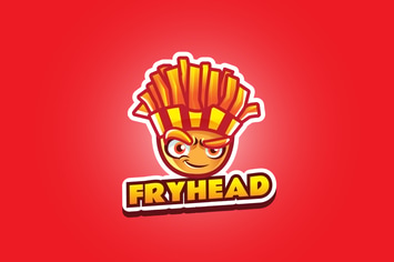 fry head - Mascot Logo