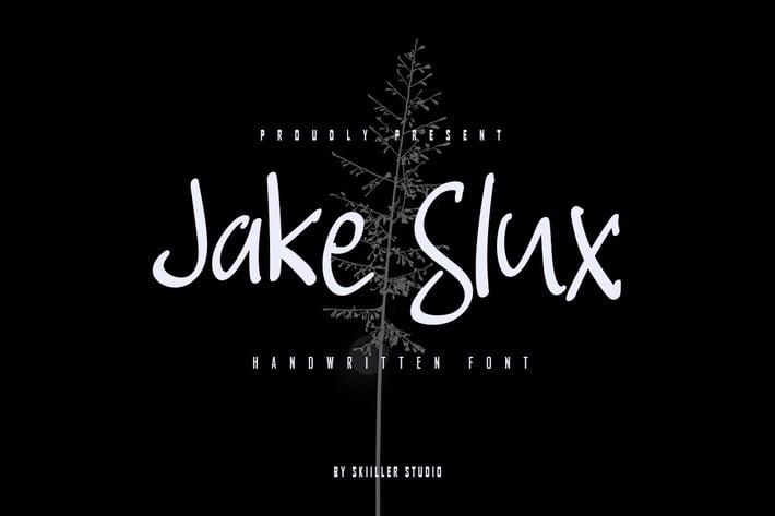 Jake Slux - Handwritten Font