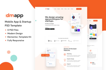 DMApp - APP Showcasing Template