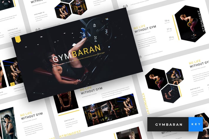 Gymbaran - Gym Keynote Template
