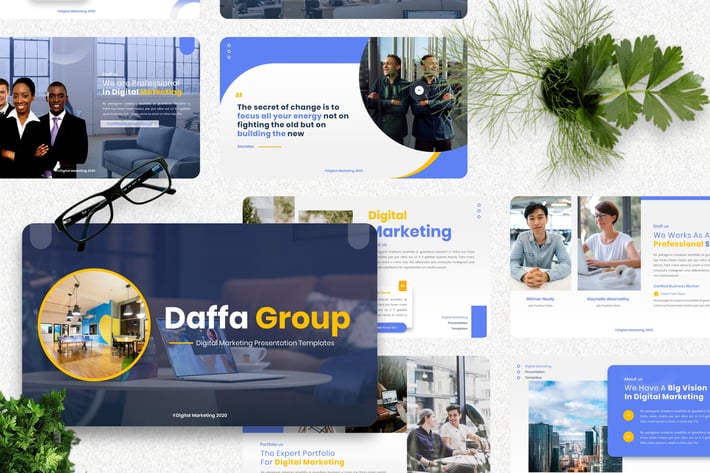 Daffa - Digital Marketing Powerpoint Template