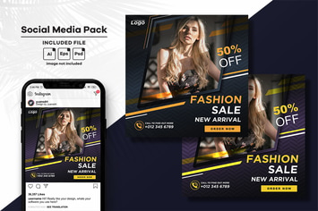 New Arrival Social Media Post Template