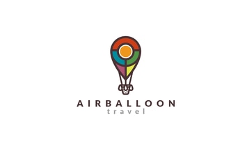 Air Baloon Logo Template