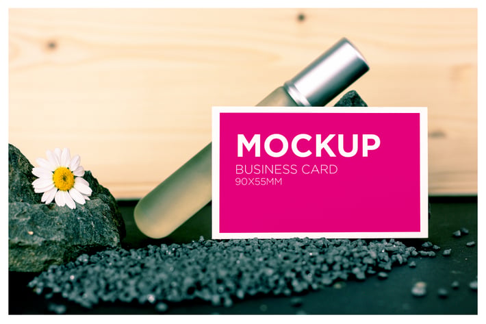 Beauty Business Card Mockup