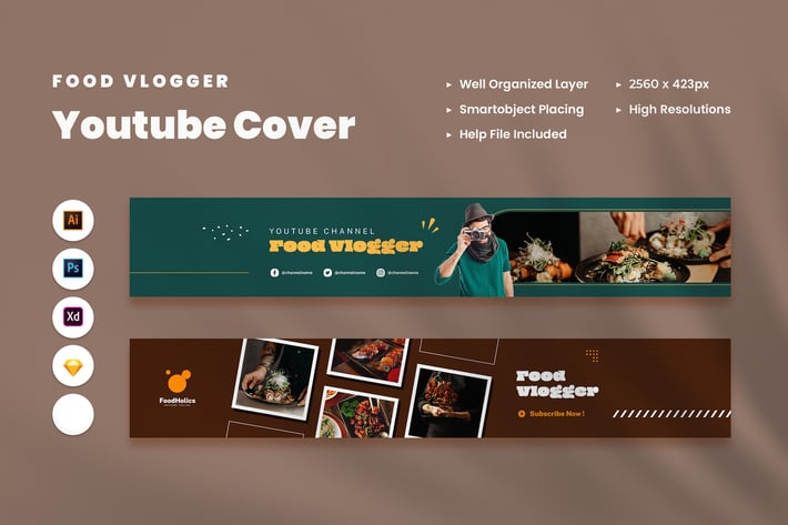Food Vlogger Youtube Cover