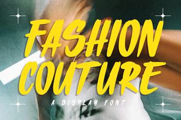 FASHION COUTURE MODERN MARKER Y2K DISPLAY FONT