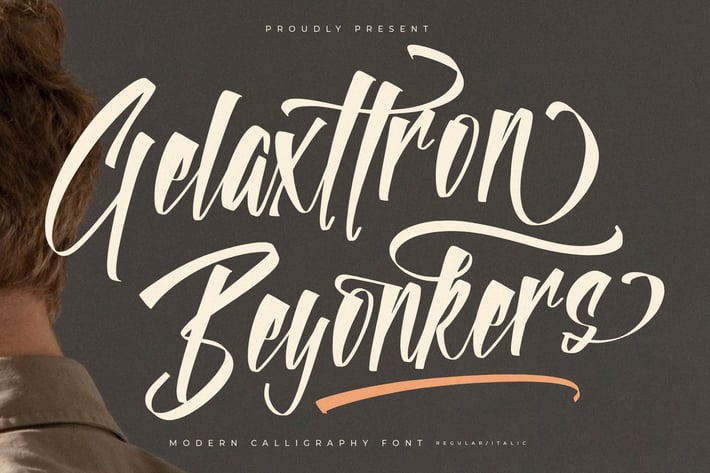 Gelaxttron Beyonkers Modern Calligraphy Font
