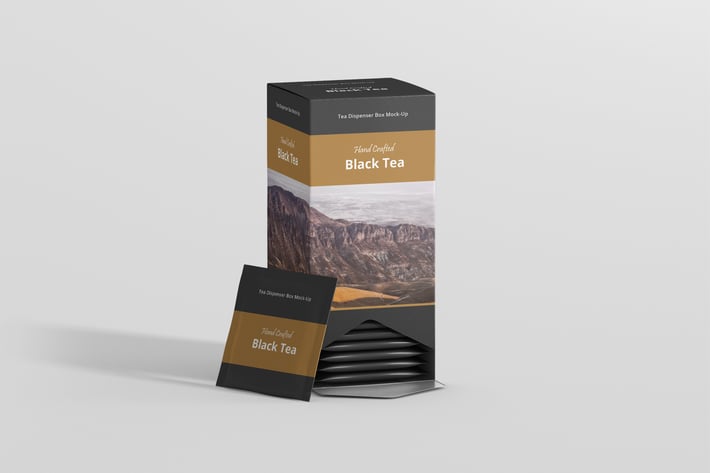 Tea Dispenser Box Mockup
