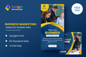 Business Animated Banner Google Web Design