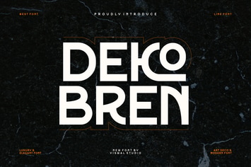Deko Bren - Modern & Elegant Font