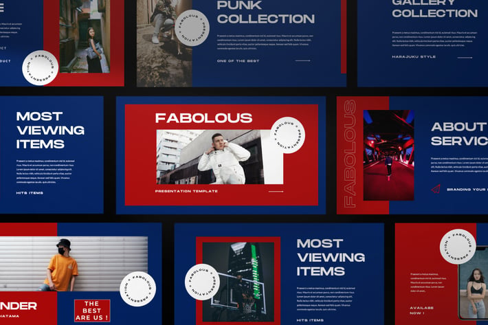 Fabolous Creative Keynote Presentation Template