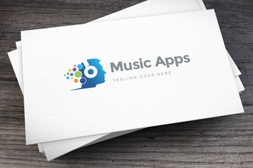 Music Apps Logo Template