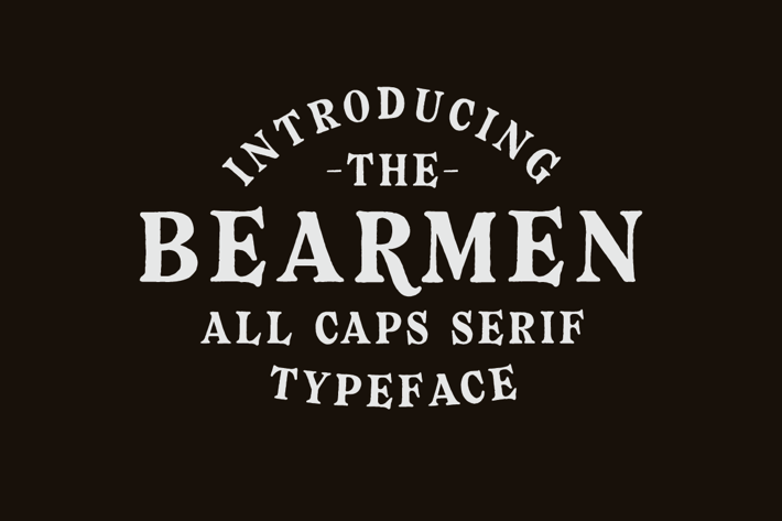 Bearmen Vintage Typeface