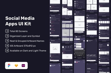 Social Media App UI Kit