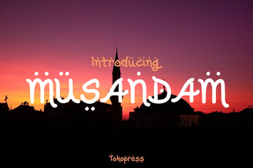 Musandam - Arabic look font