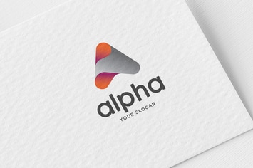 A letter Alpha Logo