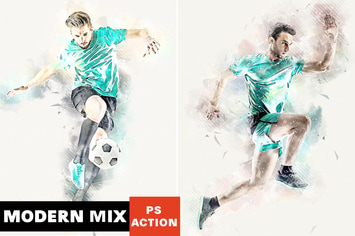 Modern Mix Photoshop Action