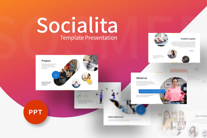 Socialita - Powerpoint Template