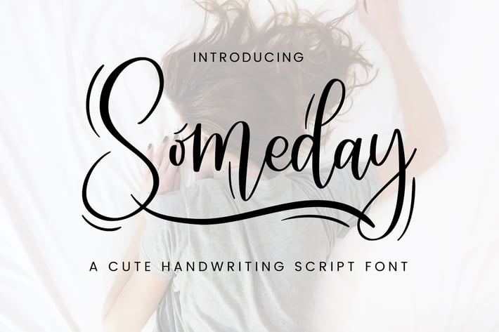  Someday – Handwriting Script Font