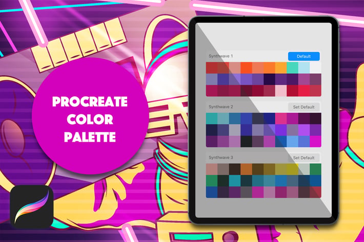 Procreate Palette - Synthwave