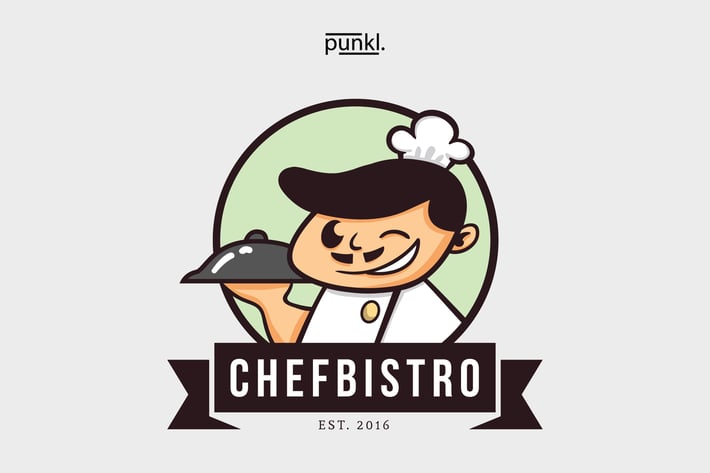 ChefBistro Mascot Logo