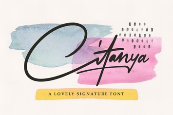 Citanya - Script Font