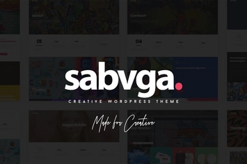 Sabvga - Modern & Creative Portfolio Theme