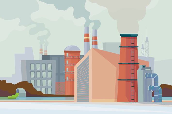 Factory - Illustration Background