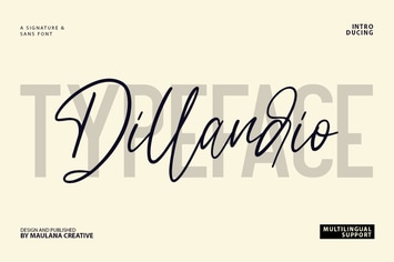 Dillandio - Font Duo