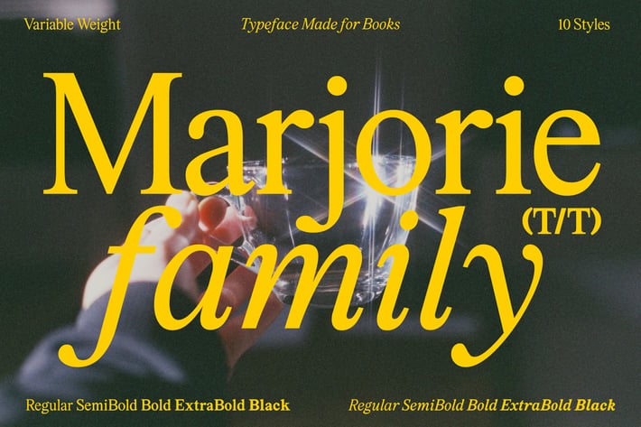 Marjorie Serif + Italic Font Family