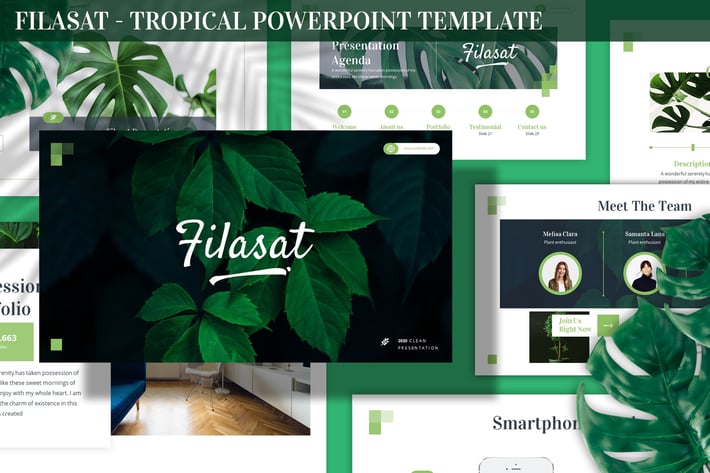 Filasat - Tropical Powerpoint Template