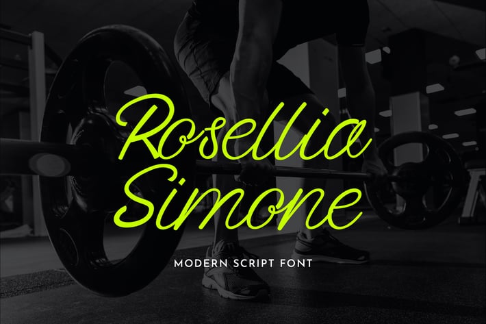 Rosellia Simone Handwritten Font