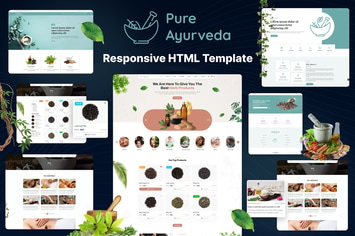 Pure Ayurveda - Responsive HTML Template