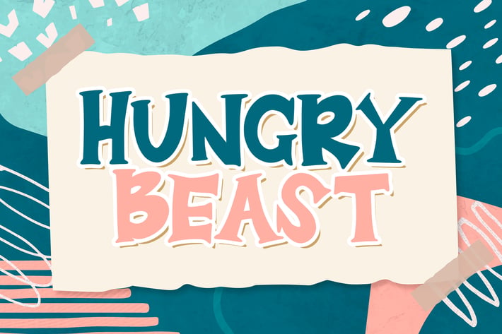 Hungry Beast - Playful Display Font