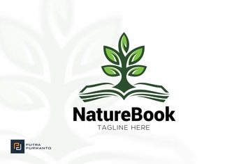 Nature Book - Logo Template
