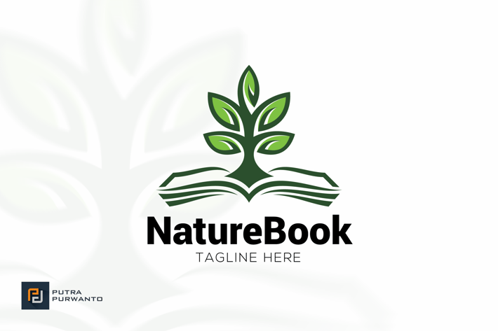 Nature Book - Logo Template