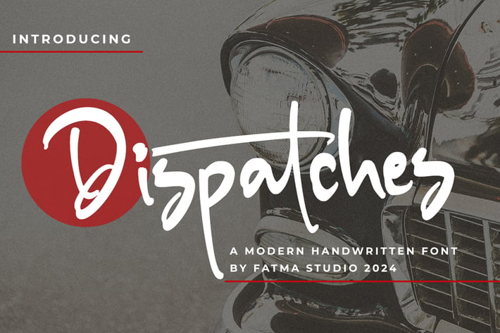 Dispatches - Brush Font