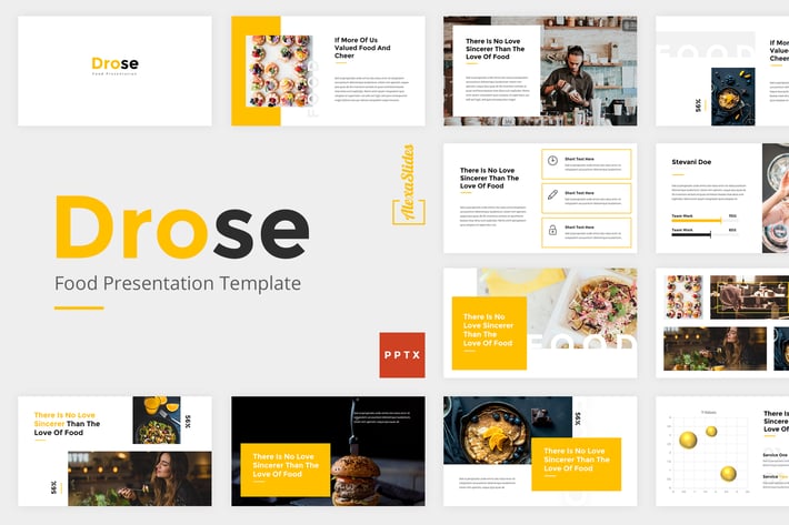 Drose - Food Powerpoint Template