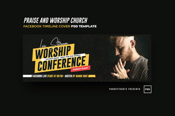 Praise and Worship Church Facebook Timeline Cover