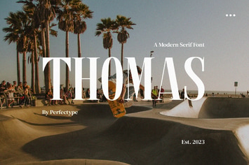Thomas Elegant Serif Font Typeface