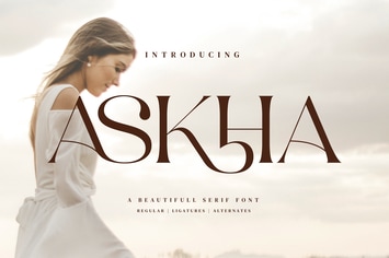 Askha - Beautifull Ligature Font