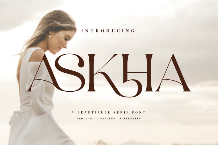 Askha - Beautifull Ligature Font