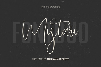 Mistari Typeface - Script And Sans